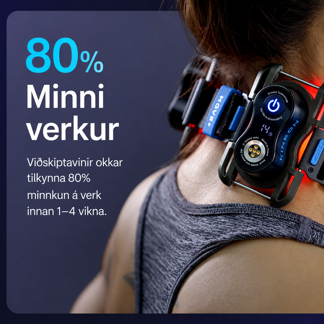MOVE+ LED-ljós og leysir