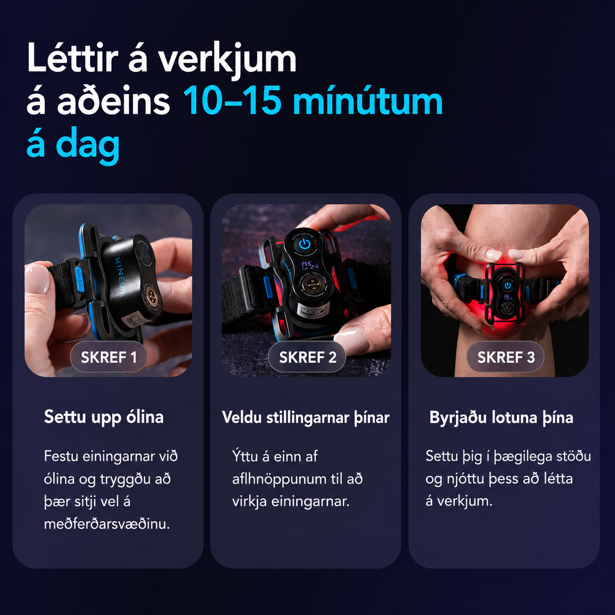 MOVE+ LED-ljós og leysir