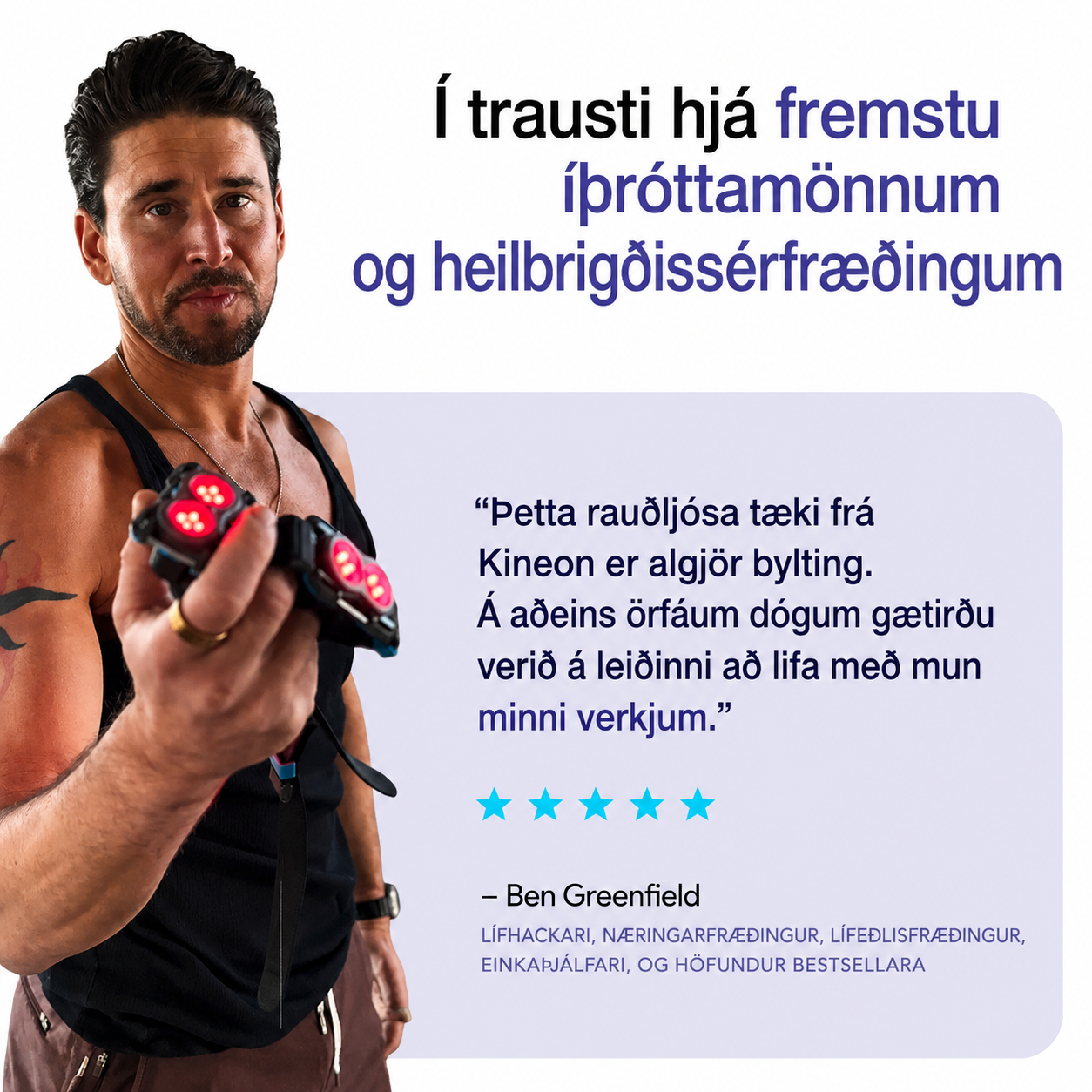 MOVE+ LED-ljós og leysir