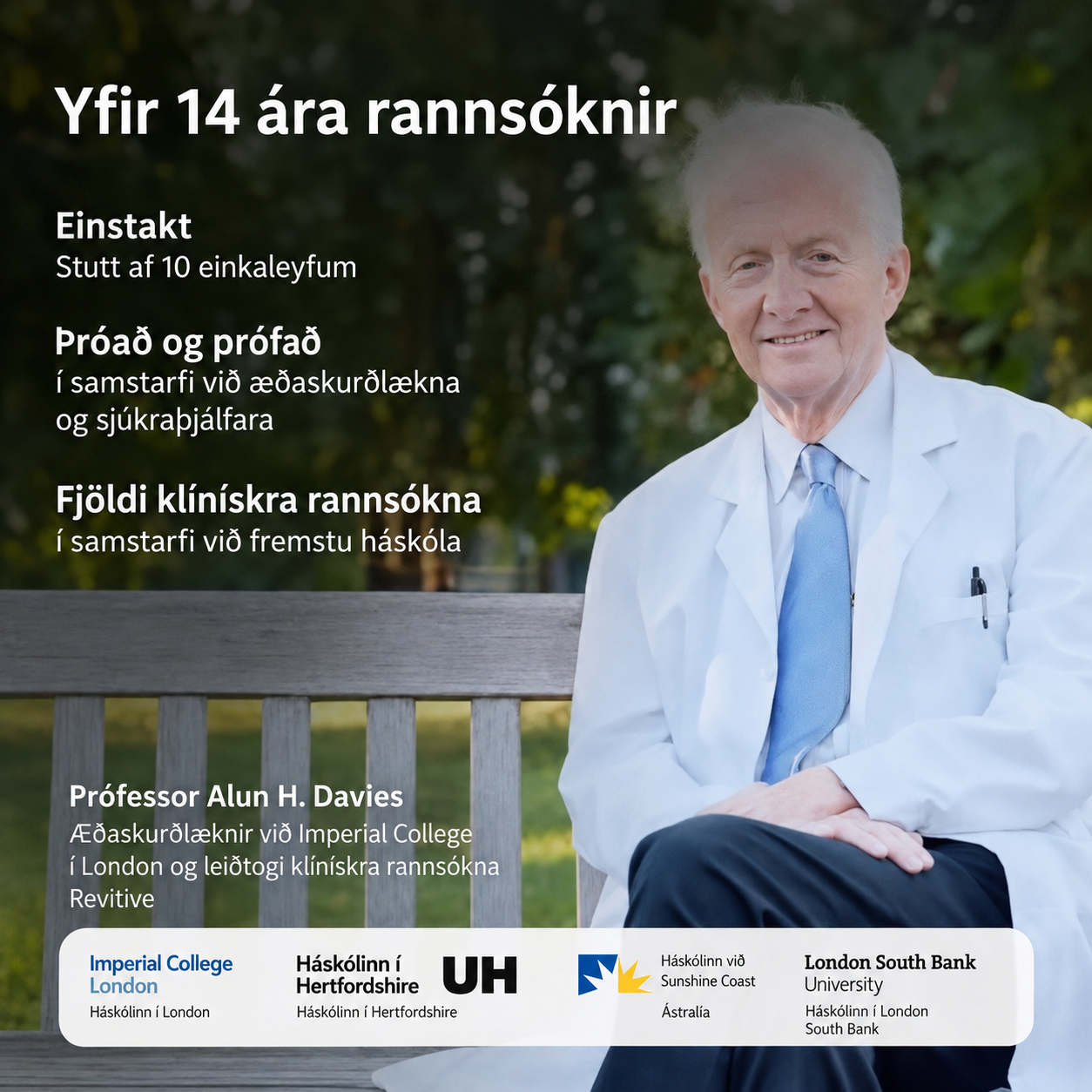 NÝTT Revitive Medic® – Klínískt sannreyndur blóðrásarörvi – Lyfjalaus lindrun við verkjum og eymslum í fótleggjum og líkama